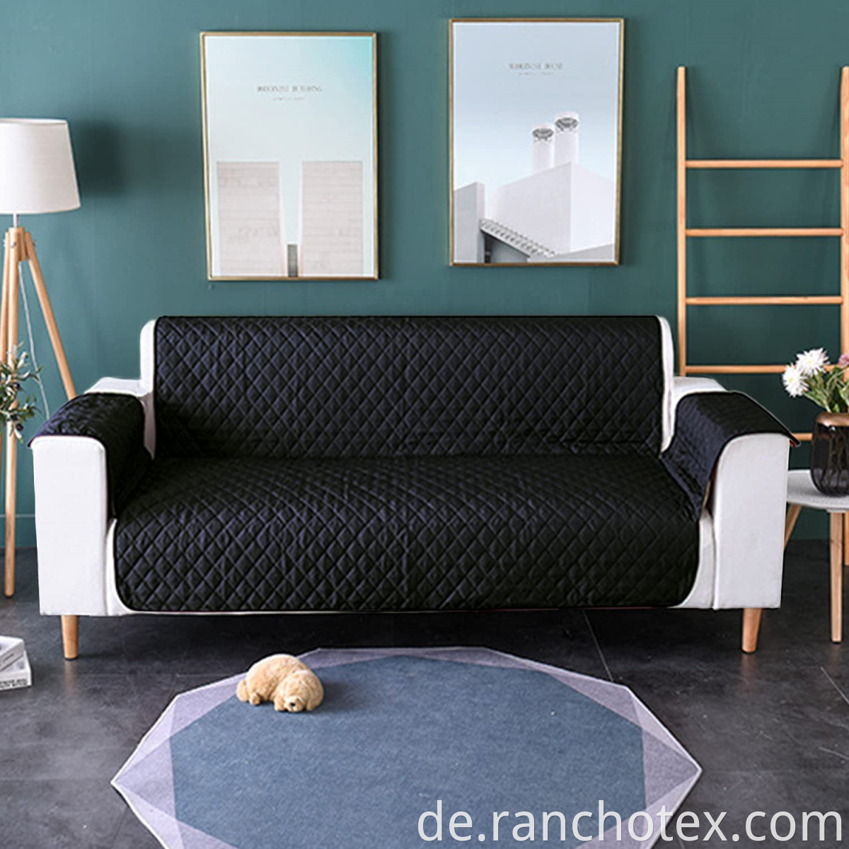 Mikrofasergewebe wasserdichtes Liebessitzsofa Couch Couch Deckung für Möbelschutz